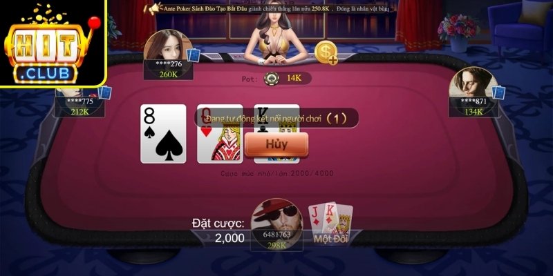 Xì Tố Hitclub – Trải Nghiệm Cược Đỉnh Cao Cho Cao Thủ 2 Luật chơi Xì Tố tại Hitclub