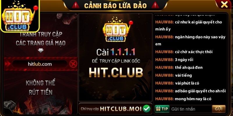 Cập nhật mới nhất domain Hitclub Moi
